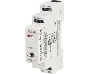 Zamel ASM-02/24V Relè temporizzatore luci scale Guida DIN 24 V