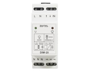 Zamel DIM-20 - Dimmer con modalità standby e memoria per illuminazione