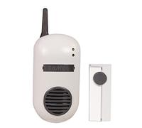 zaMel DRS-982K Carillon Senza Fili con Plug-in BULIK con Campana ermetica, Grigio