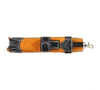 ZAMETTER Borsa porta elettrodi in pelle bovina resistente alla fiamma, per 20 pezzi, 4,0 x 350 mm, con passante per martello e clip per cintura, per uso esterno