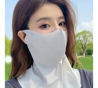 ZAMETTER Comoda protezione per il viso resistente ai raggi UV, rimane protetta e fresca durante le avventure estive (amido)