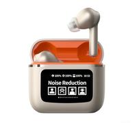 ZAMETTER Cuffie per traduzione wireless, funzione di traduzione in tempo reale, schermo a colori, 144 lingue, interpretazione simultanea, cuffie per comunicazioni di viaggio (oro)