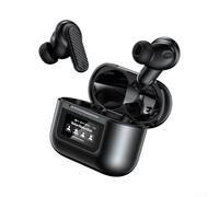 ZAMETTER Cuffie per traduzione wireless, funzione di traduzione in tempo reale, schermo a colori, 144 lingue, interpretazione simultanea, cuffie da viaggio per comunicazioni (nero)