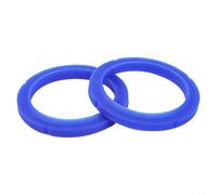 ZAMETTER Guarnizione di ricambio in silicone blu per macchine da caffè LINEA GS3 CLASSIC FB70 FB80 GB5 PB 55 mm x 77 mm x 8,2 mm (2 pezzi)