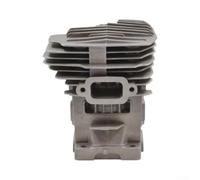 ZAMETTER Kit cilindro per motosega MS391 sostituisce 1140-020-1204 11400201204 assemblaggio cilindro in metallo rivestito argento 49 mm foro parte di ricambio per esterni P