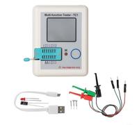 ZAMETTER LCR-TC1 Tester per transistor digitale TFT da 1,8 pollici Display colorato Analizzatore di componenti multifunzione Analizzatore di resistori a diodi Condensatore a diodi Analizzatore di