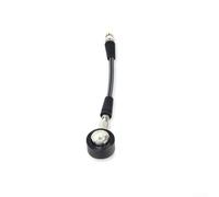 ZAMETTER Manometro per immersioni subacquee, luminoso, per immersioni notturne, girevole a 360°, tubo ad alta pressione in alluminio e fibra di carbonio, analogico, per attività subacquee (15 cm)
