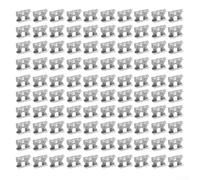 ZAMETTER Morsetti per rimozione fango per pannelli solari, 100 pezzi, in lega di alluminio, morsetti per guida dell'acqua, clip di drenaggio fotovoltaico, per sistema di rimozione automatica