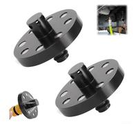 ZAMETTER O-Ring - Kit di pulizia per telaio da 5,1 cm, in ABS nero, attacco rapido per una pulizia efficiente dell'arco della ruota del telaio di auto, camion, SUV (2)