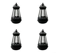 ZAMETTER Piccole lanterne solari da appendere, 2 pezzi, impermeabili, mini lanterne solari, parte di ricambio per giardino, patio, illuminazione decorativa