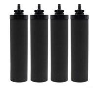 ZAMETTER Sostituzione del filtro dell'acqua 4 pezzi filtri dell'acqua a carbone attivo di ricambio guscio di cocco filtro di purificazione dell'irrigazione al carbonio di ricambio 6000 galloni di