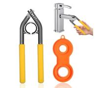 Zamety 2 Pezzi Chiave Rompigetto Rubinetto, Métal Chiave Aeratore Rubinetto per 21,5-27mm Ugelli di Miscelazione Set, Plastica Chiave Aeratore Rubinetto per Aeratori 20/22/24/28mm per Rubinetti
