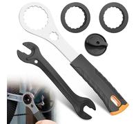 Zamety Attrezzo per bicicletta Centerlock, chiave a pedale per bicicletta, con chiave Centerlock, compatibile con Shimano Hollowtech II/BB9000, BBR60, M8000, RaceFace, Cinch, BBR60 per biciclette