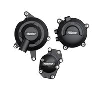 ZAMFHPVG Coperchio Motore Statore for Case GBRacing for Triumph Street Triple 765 SR RS 765R 765RS 2023-2024 Protezione Motore Moto Coperchio statore crancase per Moto(1 Set-BK)