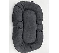 ZAMIBO Cuscino Cotone Poliestere Ovale, 70 x 40 cm, Tessuto Oxford Nero