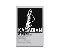 Zamm Kasabian - Poster decorativo da parete su tela, per camera da letto, 30 x 45 cm, senza cornice