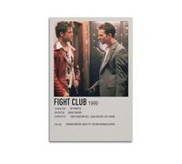Zamm Poster da parete con film Fight Club, decorazione artistica da parete per soggiorno, camera da letto, casa, ufficio, palestra, 30 x 45 cm