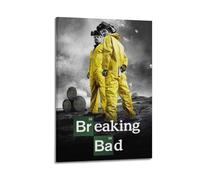 Zamm Poster su tela "Breaking Bad", decorazione artistica da parete, per camera da letto, 30 x 45 cm, con cornice