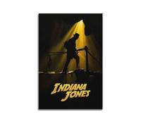 Zamm Poster su tela di Indiana Jones, decorazione artistica da parete, per camera da letto, 30 x 45 cm, senza cornice