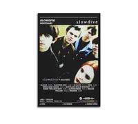Zamm Slowdive Souvlaki - Poster artistico da parete su tela, per soggiorno, camera da letto, casa, ufficio, palestra, 30 x 45 cm