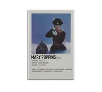 Zamou Poster decorativo da parete su tela, motivo: Mary Poppins, per soggiorno e camera da letto, 30 x 45 cm, senza cornice