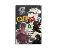 ZaMouss Alex G, poster su tela, decorazione artistica da parete per soggiorno e camera da letto, 20 x 30 cm, senza cornice