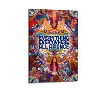 ZaMouss Poster su tela, motivo: film Everything Everywhere All at Once, decorazione artistica da parete per soggiorno e camera da letto, 20 x 30 cm, stile cornice