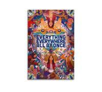 ZaMouss Poster su tela, motivo: film Everything Everywhere All at Once, decorazione artistica da parete per soggiorno e camera da letto, 30 x 45 cm, senza cornice