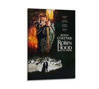 ZaMouss Poster su tela, motivo: Robin Hood Prince of Thieves, decorazione artistica da parete per soggiorno e camera da letto, 30 x 45 cm, con cornice