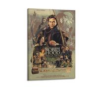 ZaMouss Poster su tela, motivo: Robin Hood Prince of Thieves, decorazione artistica da parete per soggiorno e camera da letto, 20 x 30 cm, stile cornice