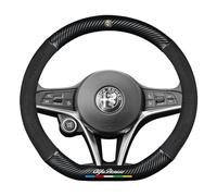 ZAMOUX Coprivolante per Auto per Alfa Romeo 145 146 147 155 156 159 164 166 1750-2000, 38CM Traspirante e Antiscivolo Durevole Coprivolante per Auto Accessori da Interno,A