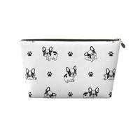 Zampa del bulldog francese, Borsa per il trucco Borsa per cosmetici Borsa da toilette da viaggio portatile Borsa da toilette