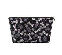 Zampa del cucciolo di cane, Borsa per il trucco Borsa per cosmetici Borsa da toilette da viaggio portatile Borsa da toilette