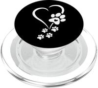 Zampa di cane Cuore Baby Dogs Paws Cuori Cane Paw Print PopSockets PopGrip per MagSafe