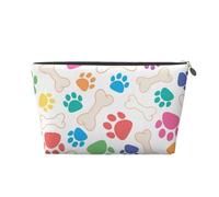 Zampa e osso del cane, Borsa da toilette Borsa per trucco Borsa per cosmetici Borsa da toilette da viaggio portatile