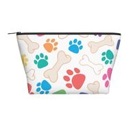 Zampa e osso del cane, Borsa da toilette Borsa per trucco Borsa per cosmetici Borsa da toilette da viaggio portatile