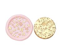 Zampe di gatto guardia guarnizione cera timbro ottone texture testa serie sigillante sveglia per biglietti d'invito scrapbooking decorazioni ottone gatti testa sigillatura cera texture serie cera Seal
