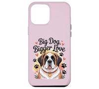 Zampe e cuori di San Bernardo - Big Dog Bigger Love Custodia per iPhone 12 Pro Max