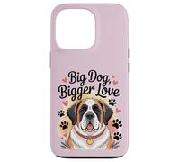 Zampe e cuori di San Bernardo - Big Dog Bigger Love Custodia per iPhone 13 Pro
