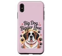 Zampe e cuori di San Bernardo - Big Dog Bigger Love Custodia per iPhone XS Max