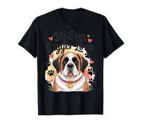 Zampe e Cuori di San Bernardo - Big Dog Bigger Love Maglietta