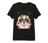 Zampe e Cuori di San Bernardo - Big Dog Bigger Love Maglietta Premium