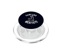 Zampe e Meditare Yoga Amante Gatto Mamma PopSockets PopGrip per MagSafe