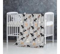 Zampe e ossa di Chihuahua,Coperta morbida, calda, anti-pilling, in flanella, peluche, 76 x 127 cm