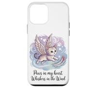 Zampe nel mio cuore, baffi nel vento (gatto defunto) Custodia per iPhone 12 mini