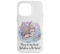 Zampe nel mio cuore, baffi nel vento (gatto defunto) Custodia per iPhone 14 Pro Max