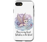 Zampe nel mio cuore, baffi nel vento (gatto defunto) Custodia per iPhone SE (2020) / 7/8