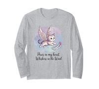 Zampe nel Mio Cuore, Baffi nel Vento (Gatto defunto) Maglia a Manica