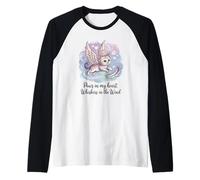 Zampe nel Mio Cuore, Baffi nel Vento (Gatto defunto) Maglia con Maniche Raglan