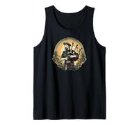 Zampognaro Scozia Strumento-Cornamusa Bagpipe-Sound Zampogna Canotta